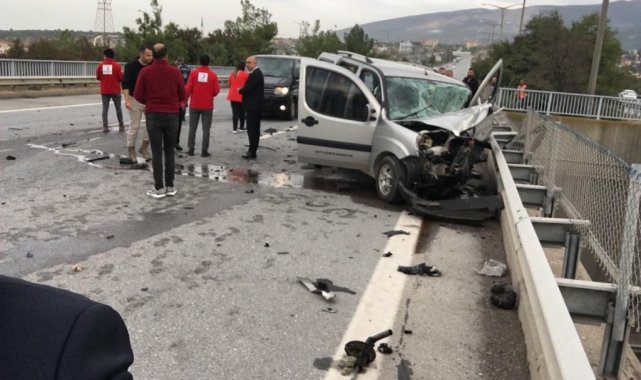 Hatay N Skenderun Il Esinde Tem Otoyolu Nda Meydana Gelen Trafik